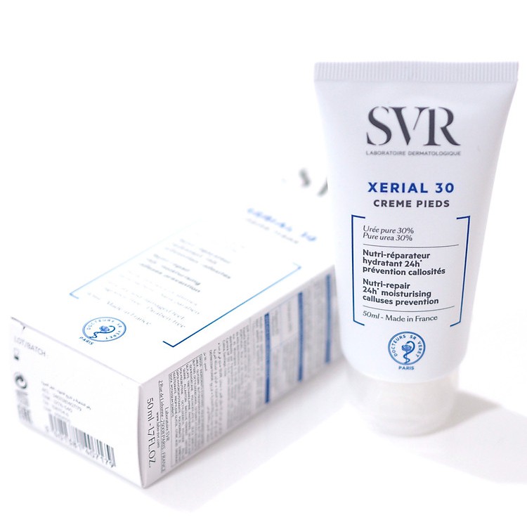 Kem dưỡng dành cho da rất khô và nứt nẻ ở bàn chân SVR Xérial 30 Crème Pieds 50ml