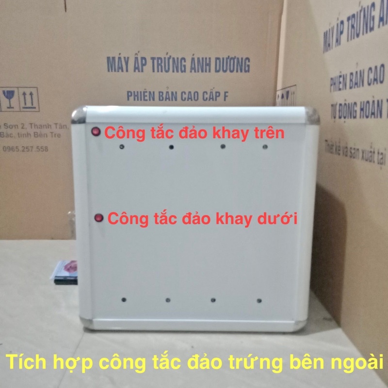 Máy ấp trứng Ánh Dương model P108 - thùng nhôm 108 trứng