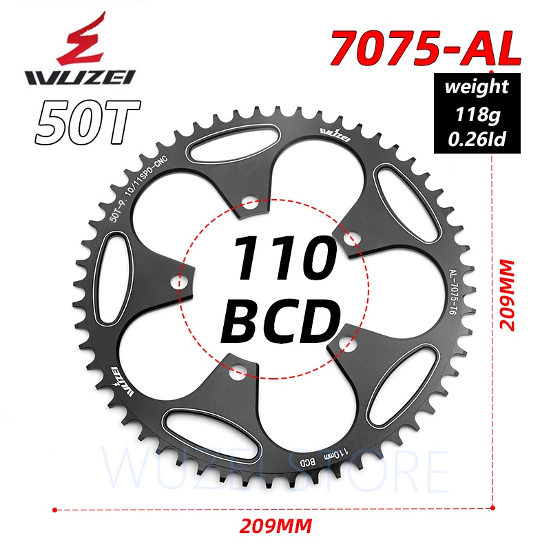 Đĩa Răng Tròn Rộng Chuyên Dụng Cho Xe Đạp 110/130 BCD 50/52/54/56/58/60T