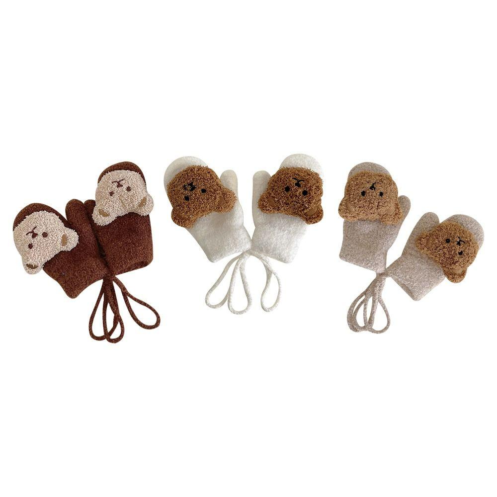 Găng Tay Chất Liệu Dày Dặn Ấm Áp Dễ Thương MIHAN1 Cho Bé 1-4 Tuổi