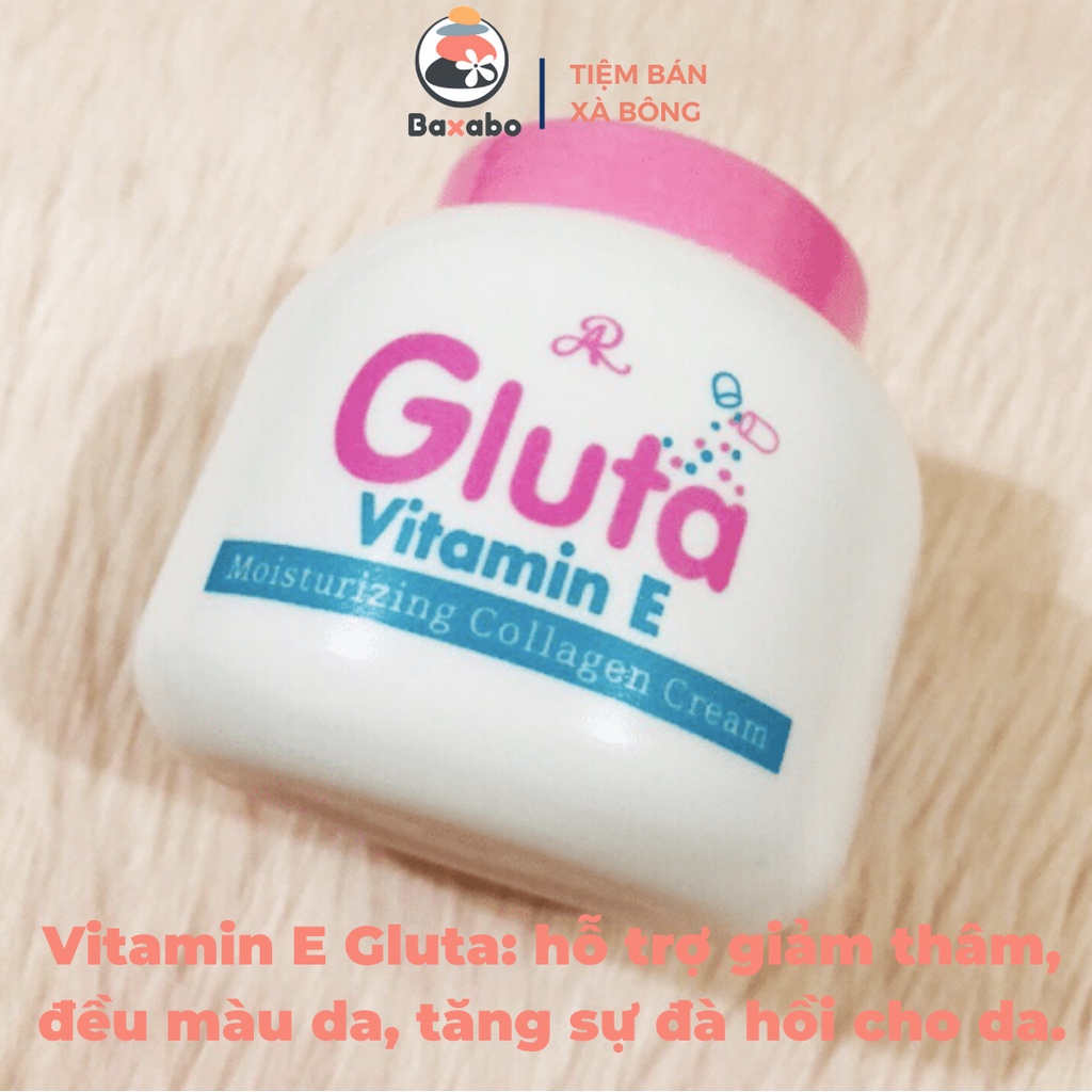 KEM DƯỠNG ẨM TRẮNG DA BODY VITAMIN E ARON THÁI LAN - KEM DƯỠNG DA ẨM TRẮNG GLUTA VITAMIN E ARON THÁI L