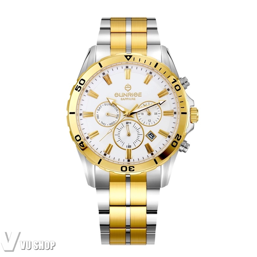 Đồng hồ nam SUNRISE DM760SWA - Dual time