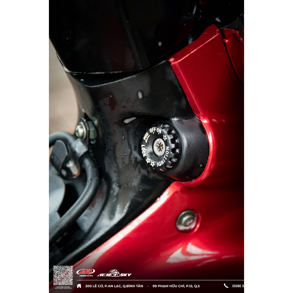 Khóa máy (bộ) 8 cạnh (YAZ - Apido)  YAZ125-1094