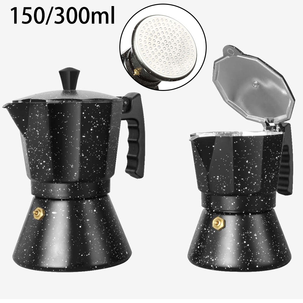 Máy pha cà phê bằng nhôm mới Mocha Coffee  kèm Lọc công cụ nhà bếp cho bếp từ