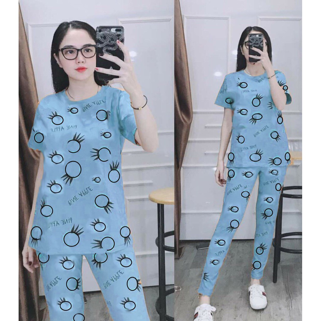 Đồ bộ thun TRÁI THƠM MỚI thời trang 3 size 43-65kg tùy chiều cao, cotton mềm mịn co giãn 4 chiều, thiết kế trẻ trung | BigBuy360 - bigbuy360.vn