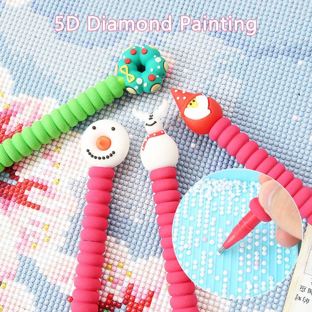 Tranh Thêu Chữ Thập Đính Đá 5D DIY Hình Cá Heo Phong Cách Giáng Sinh