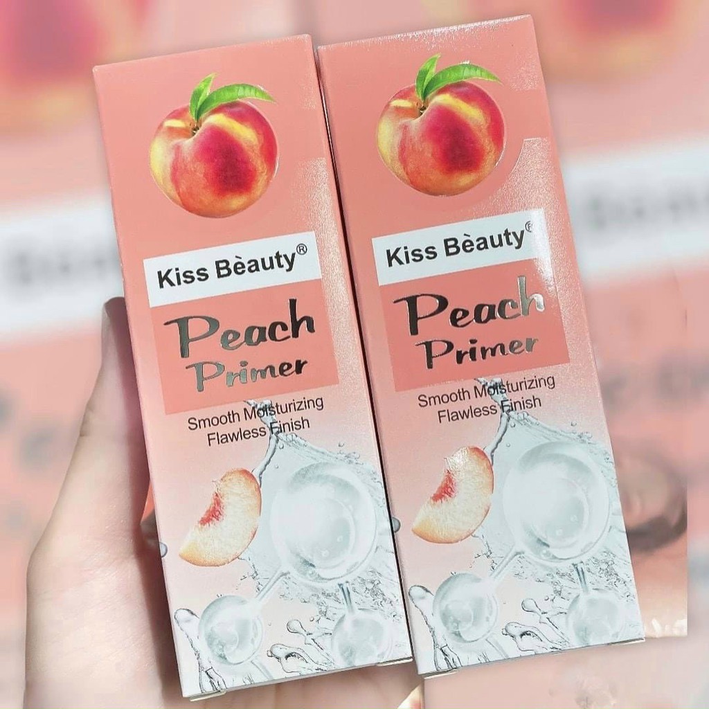 Primer lót trang điểm đa năng Kiss Beauty Peach đào | BigBuy360 - bigbuy360.vn