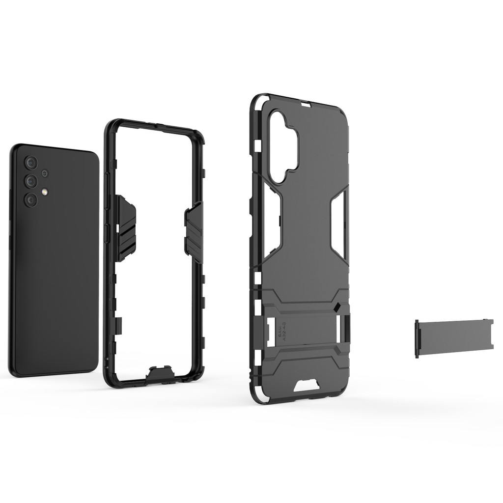 Ốp điện thoại bằng nhựa cứng có giá đỡ ẩn cho Samsung Galaxy A32 4G A32 5G A12 A42 Phone Case