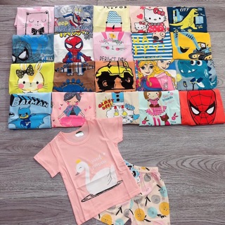 Combo 10 bộ cotton trẻ em