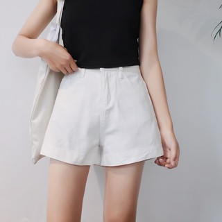 Quần short jeans ống rộng zareen sho16 white