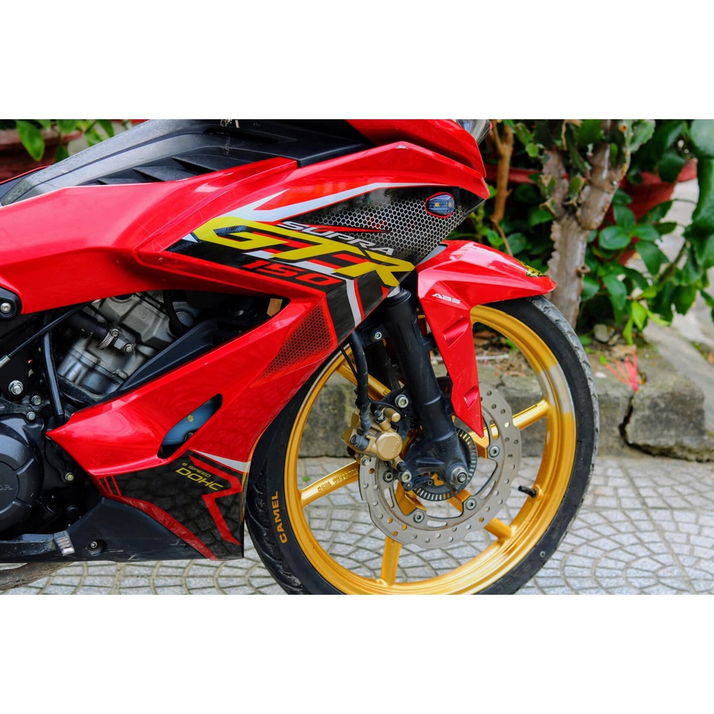 [Siêu Sale] Tem Decal Rời mẫu GTR vàng đen dán Winner X đỏ - tem 3 lớp cao cấp không bay màu