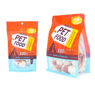 Snack The Pet 400G Xương sữa gặm quấn ức gà + thịt bò 3 chỉ