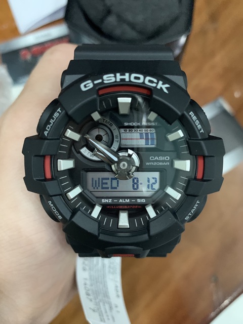 Đồng hồ nam dây nhựa G-Shock chính hãng Anh Khuê GA 700-1A