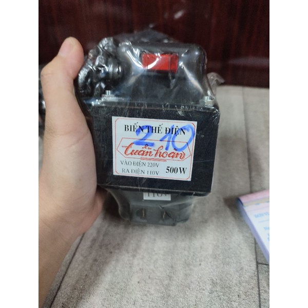 Biến thế 200w300w500w mini nhỏ gọn biến áp chuyển nguồn điện - bộ chuyển nguồn 220v ra 110v hoặc 100v