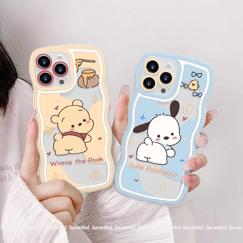 Ốp Điện Thoại Mềm Hình Winnie The Pooh Cho iPhone 14 13 12 11 Pro Max Xs Max Xr X 7 8 6 6s Plus