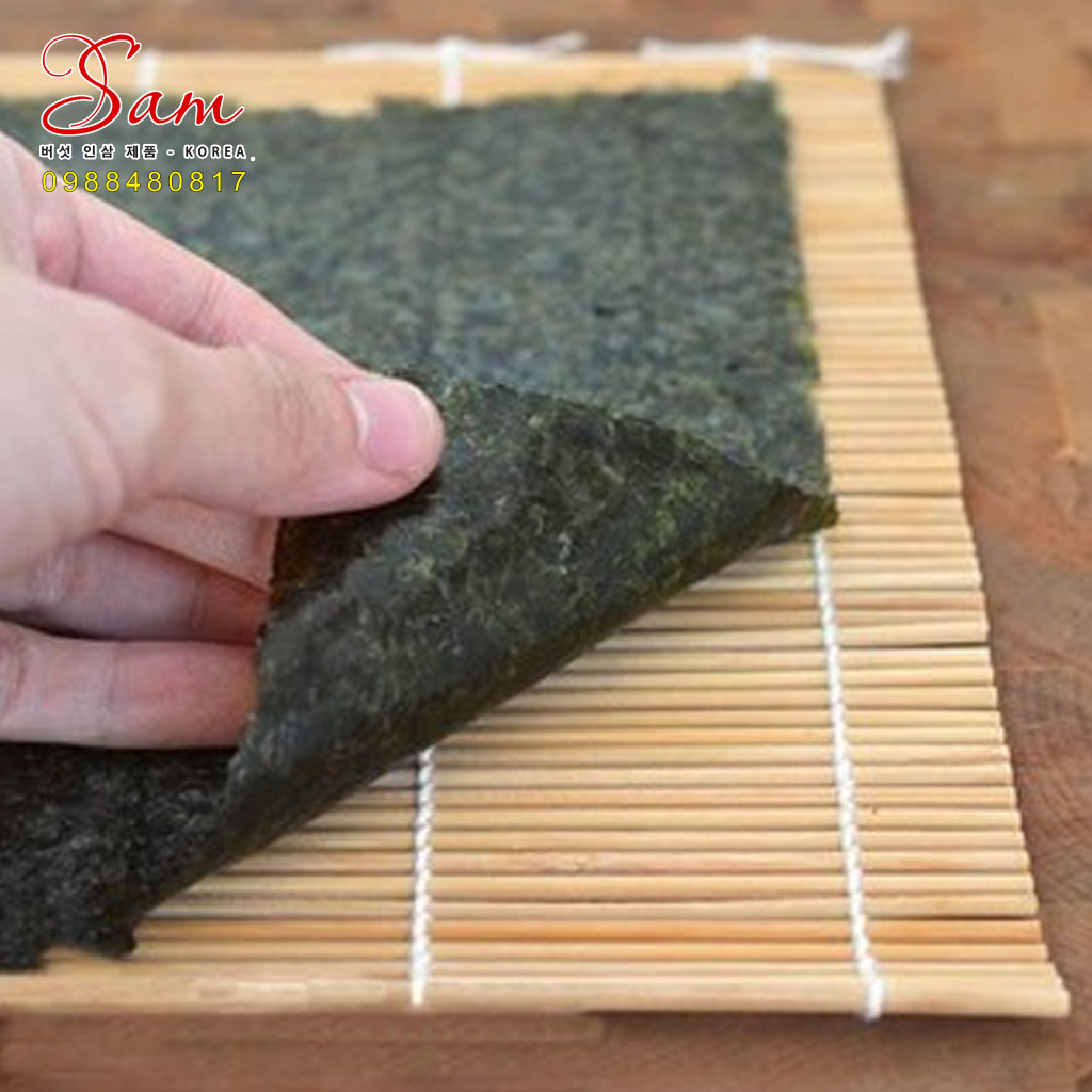 Lá kim Lá rong biển tệp 50 lá loại đẹp làm cơm cuộn kimbap