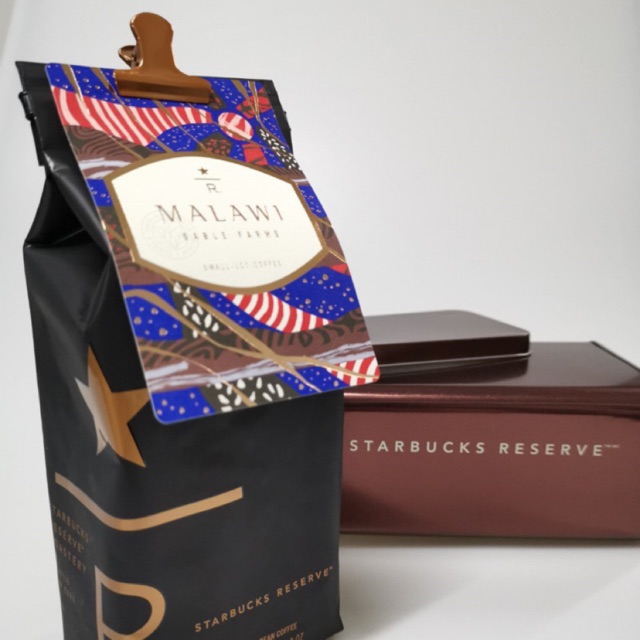 Starbucks Reserve Malawi Sable Farms Hộp đựng cà phê bằng thép STARBUCK 1 túi kẹp