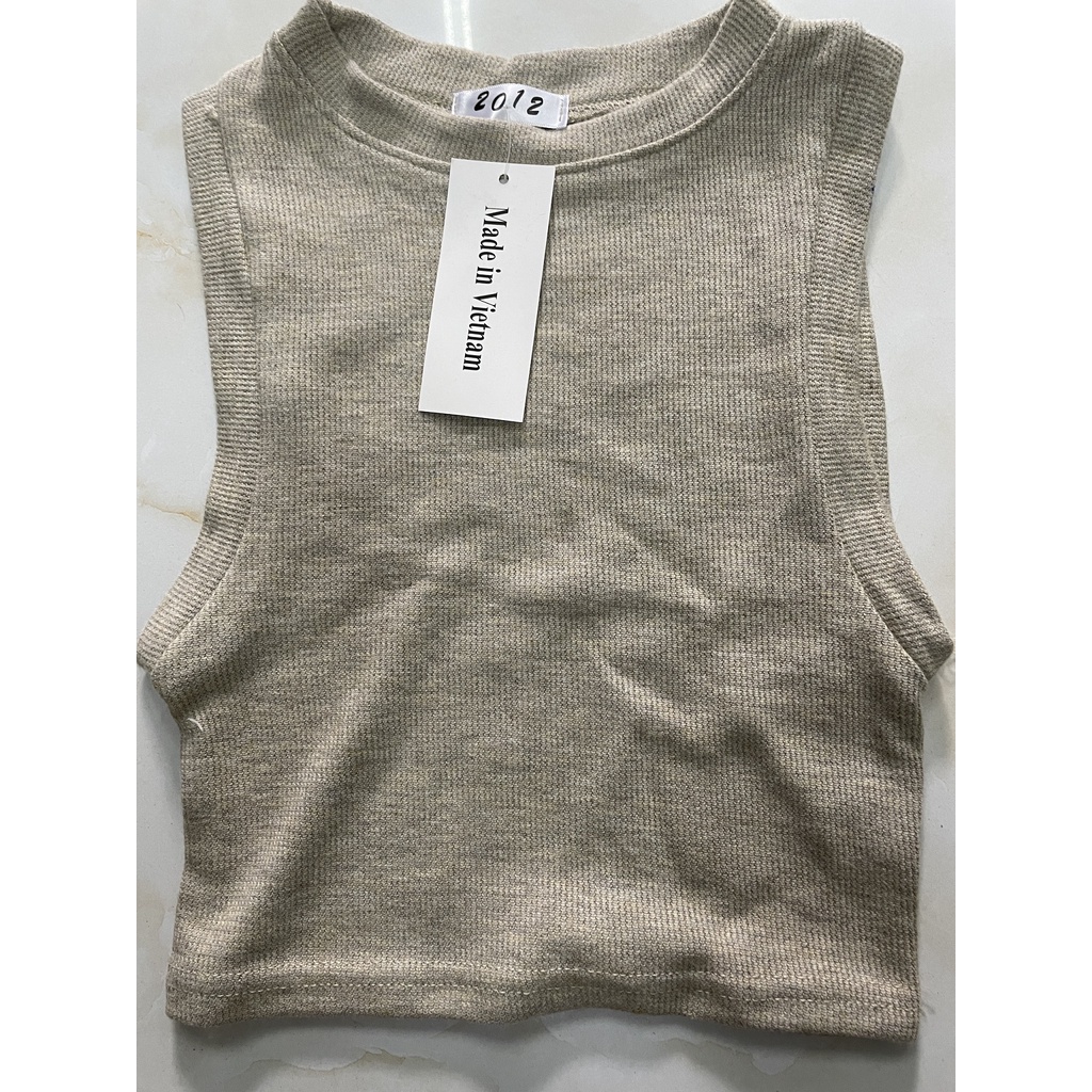 Áo ba lỗ nữ basic phong cách mùa hè năng động / ÁO CROPTOP 3 LỖ NGƯỢC / Áo ba lỗ, hai dây, tank top sát nách