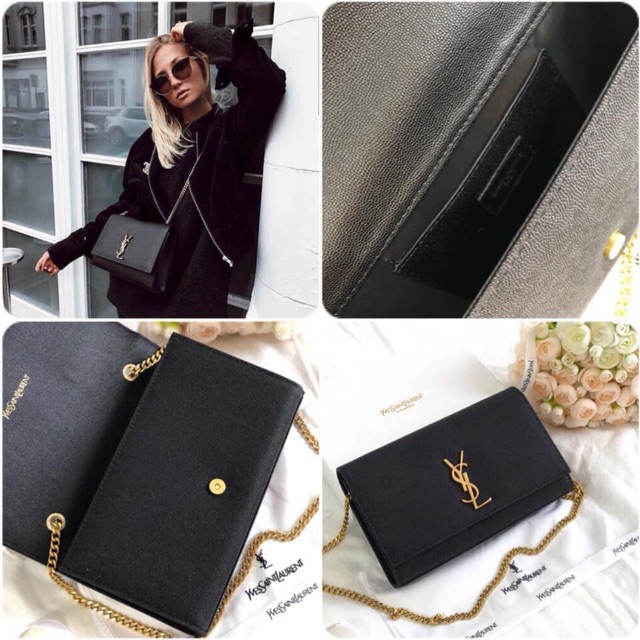 Túi clutch y.s.l size 24cm fullbox