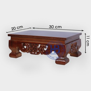 Bàn osin giá rẻ màu gụ 20x30cm