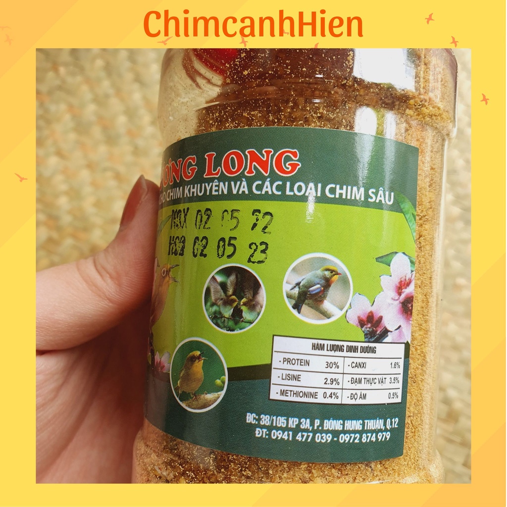 Cám khuyên, chim sâu Vương Long dạng hạt - 300gr