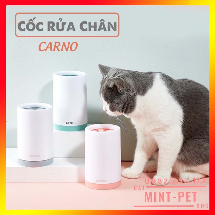 Cốc Rửa Chân Cho Chó Mèo Carno #MintPet