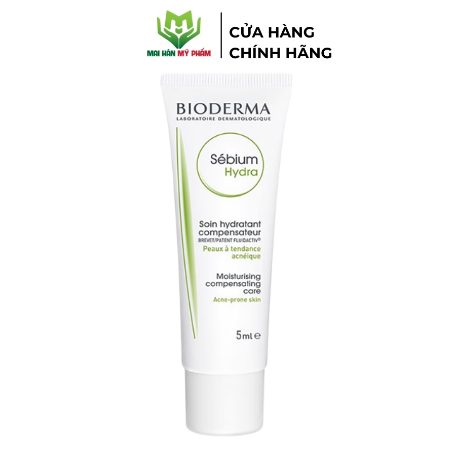 [Hàng Tặng Không Bán] Kem dưỡng ẩm, giảm mụn cho da Bioderma Sebium Hydra 5ml