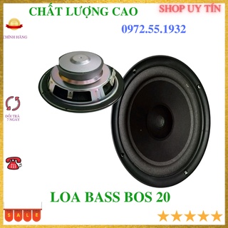 Loa bass 20 bos xương màu đồng từ 100 coil 6 lớp hàng đẹp -giá 1 cái