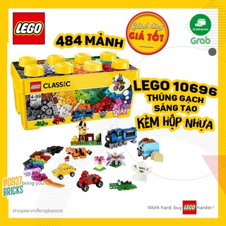 [RẺ VÔ ĐỊCH] THÙNG GẠCH LEGO CLASSIC 10696 Hộp Gạch Classic Sáng Tạo (484 chi tiết)