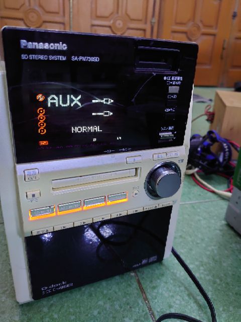 Dàn mini Nhật bãi Panasonic PM730SD nghe máy tính điện thoại