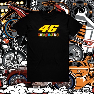 HOT🔥 Áo Phông The Doctor 46 Valentino Rossi Moto GP Rider Drag Race Motorcycle Riders mẫu mới cực chât