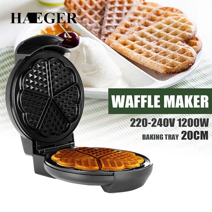 [Mã 155ELSALE giảm 7% đơn 300K] Máy làm bánh bông lan, Máy làm bánh Waffle HAEGER