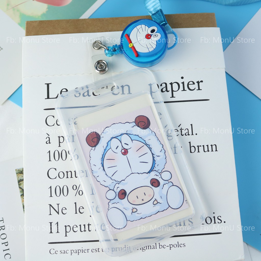 Yoyo co rút thông minh và bảng tên nhân viên hình DORAEMON DOREMON dễ thương cute MON0167