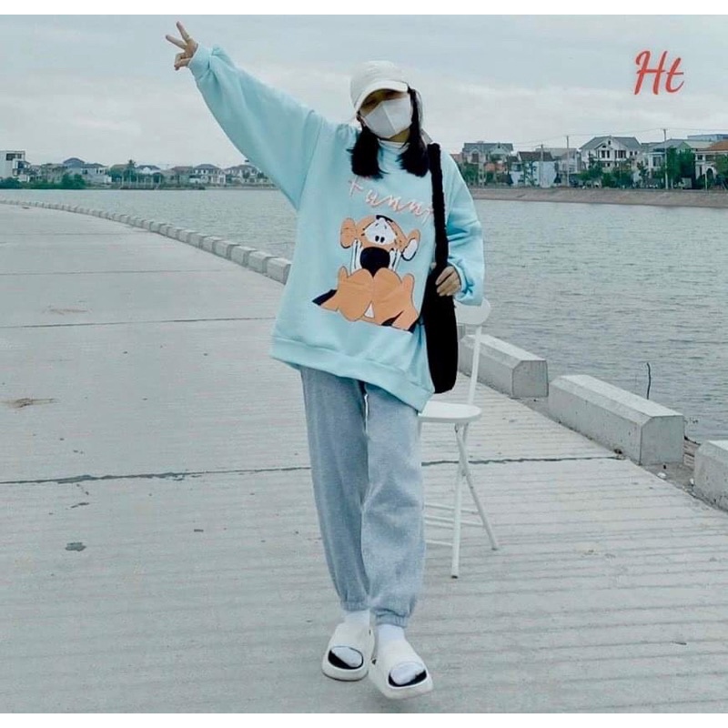 Bộ nỉ ngoại sư tử cam H2B