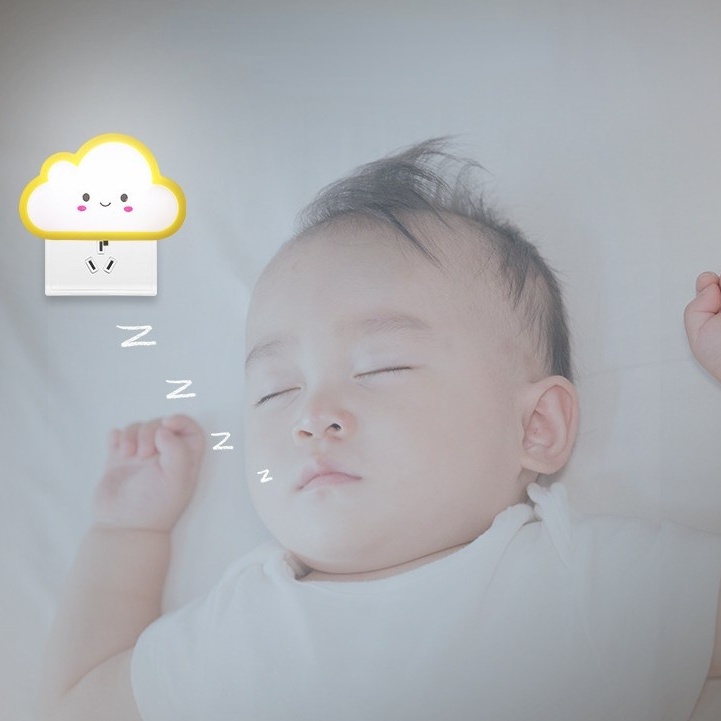 Đèn LED hình đám mây ấm áp dễ thương cho bé