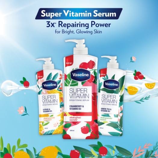 Dưỡng Thể Vaseline Super Vitamin Body Serum 380ml