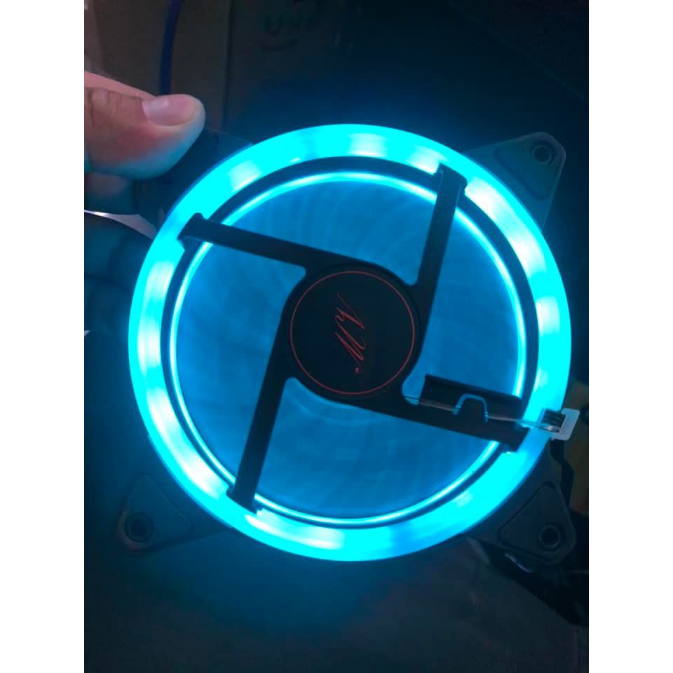 Fan led RGB 12cm dùng gắn thùng pc