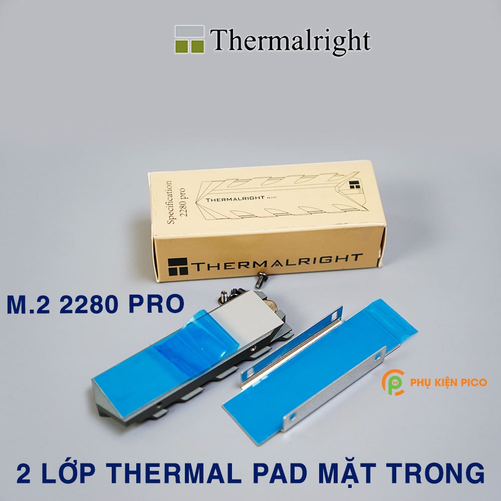 Tản nhiệt SSD M2 Thermalright Pro chính hãng - Ốp tản nhiêt SSD M2 Nvme Thermalright 2280 Pro - Thermalright M.2 2280