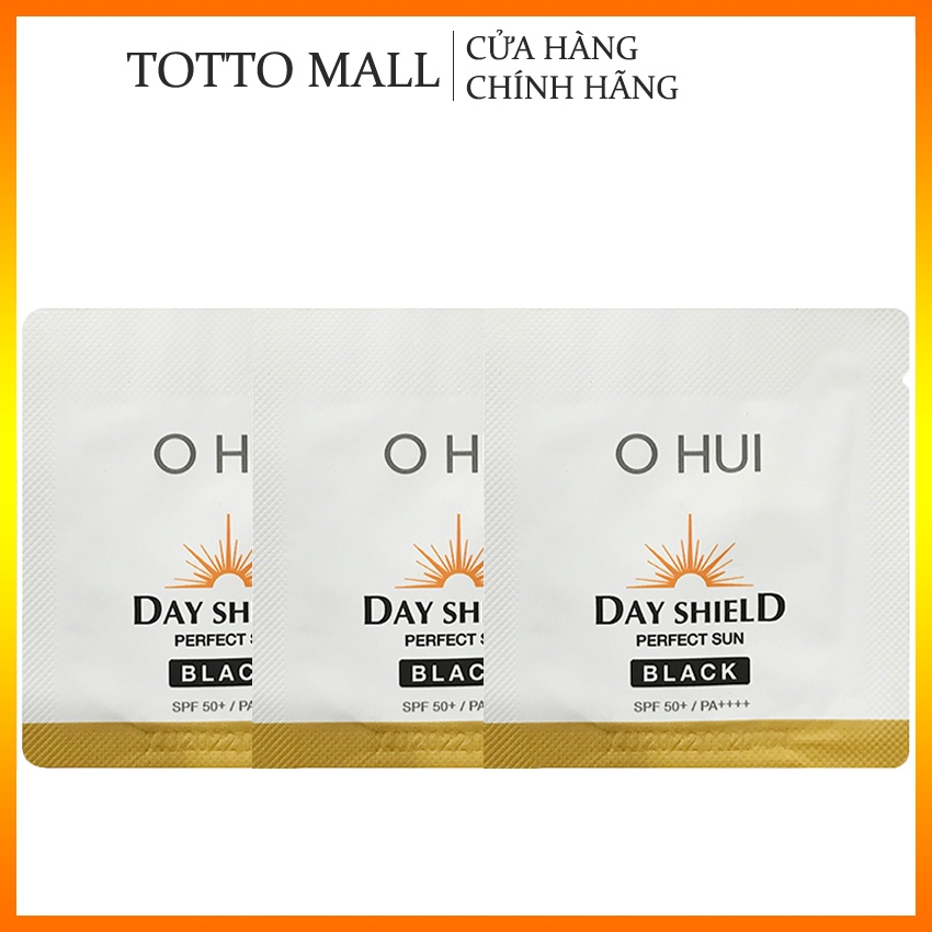 [30 gói] Kem Chống Nắng Ohui Perfect Sun Black SPF50/PA++++