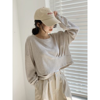 áo thun xốp vạt may rúm TKP110 1994closet