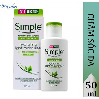 Kem Dưỡng Ẩm Simple Hydrating Light Moist 50ml