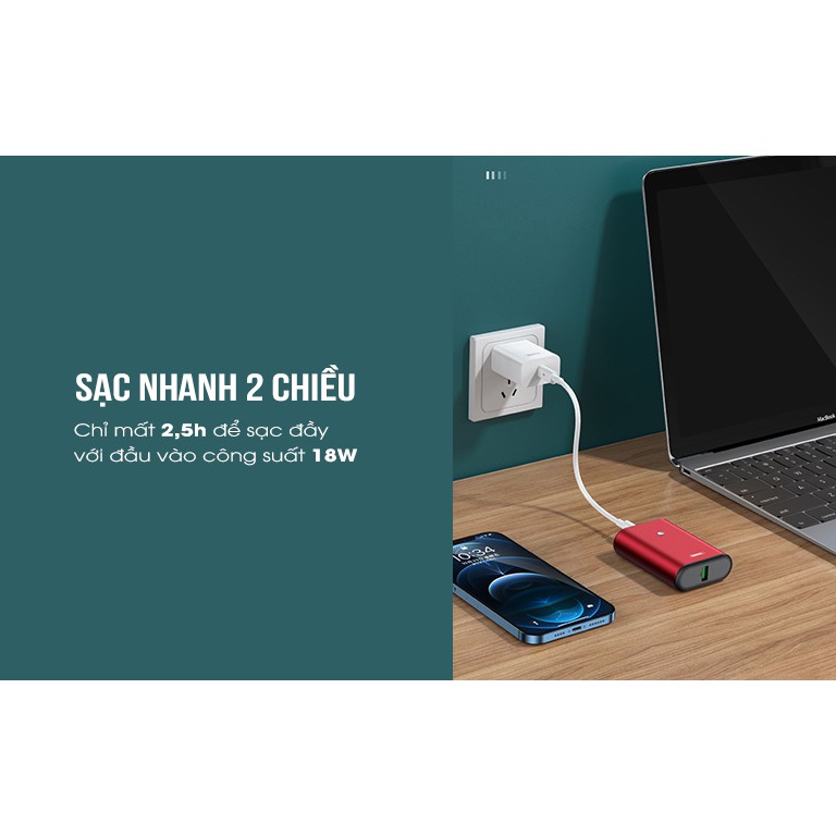 Pin Sạc Dự Phòng Mini Remax RPP-182 9000mAh Sạc nhanh QC3.0, Super Charge 22.5W, Type-C PD 18W - Hưng Long PC