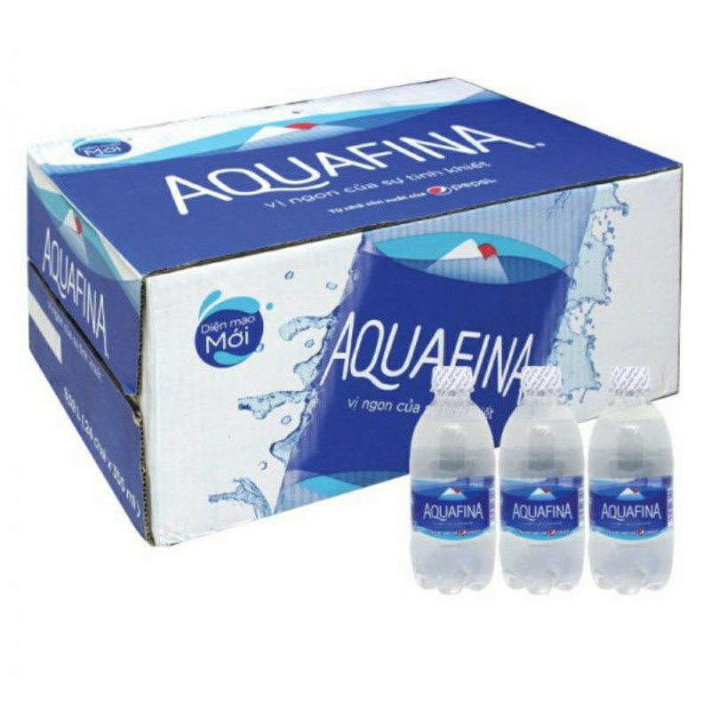 nước suối tinh khiết aquafina