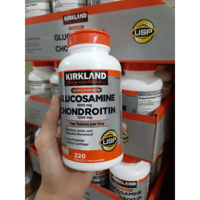 Viên uống Glucosamine Chondroitin 220 viên Kirkland