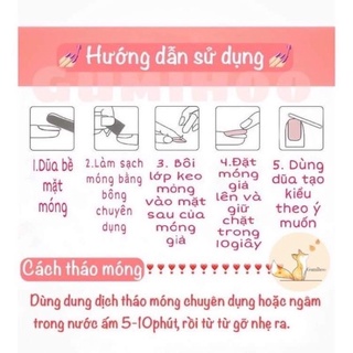 Móng up nailbox trắng kẻ dạ