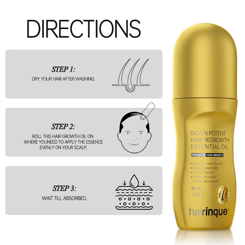 Purc Tinh Chất Kích Thích Mọc Tóc 50ml Cho Nam Và Nữ