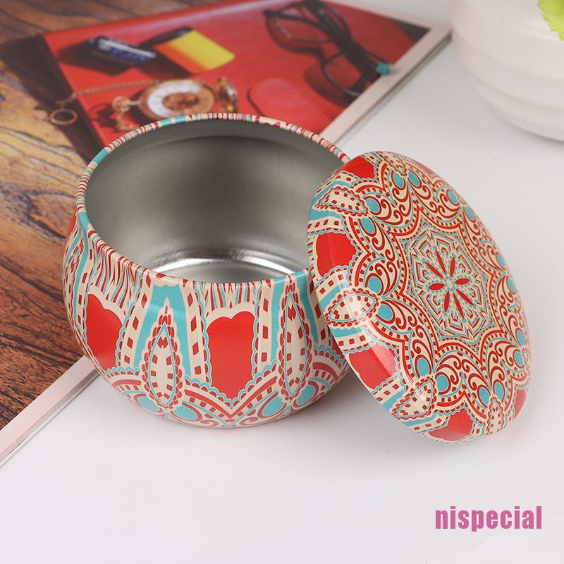 Hộp Thiếc Đựng Nến Thơm Tự Nhiên Trang Trí Nhà Cửa / Ngoài Trời