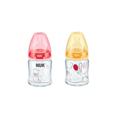 [Mã LIFEDC1012 giảm 250K đơn 500K] Bình sữa NUK thủy tinh Disney 120 - 240ml ty Silicone S1-M