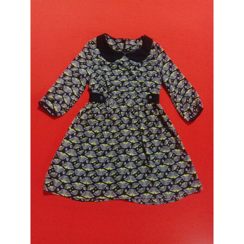 Đầm voan hoa nhí dáng vintage siêu đẹp hàng 2hand size S