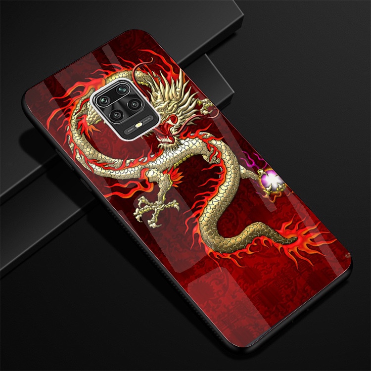Ốp Lưng Kính XIAOMI REDMI NOTE 9S, NOTE 9 , NOTE 9 PRO Hình in 3D sáng bóng cao cấp